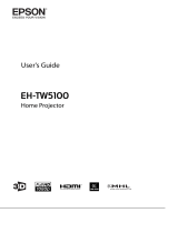 Epson Europe EH-TW5100 User manual