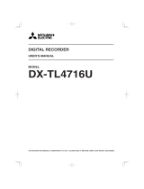 Mitsubishi Electric DX-TL4716U User manual