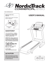NordicTrack 2150 Treadmill User manual