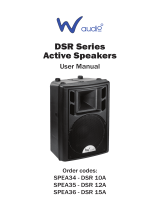 W Audio DSR 12A User manual