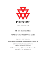 Polycom Vortex EF2280 Owner's manual