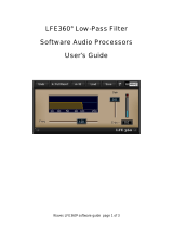 Waves LFE360 Low-Pass Filter User manual