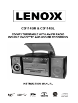 Lenoxx CD114BL User manual