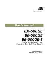 JAI BB-500GE-S User manual
