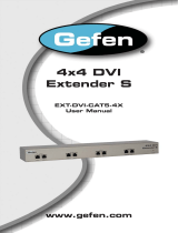 Gefen EXT-DVI-CAT5-4X Owner's manual