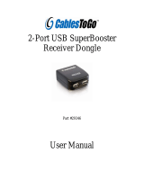 Legrand 2-Port USB 1.1 Over Cat5 Superbooster Extender Dongle Receiver User manual