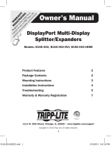 Tripp Lite DisplayPort B156-002-DVI User manual