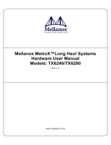 Mellanox Technologies MetroX TX6240 Hardware User Manual