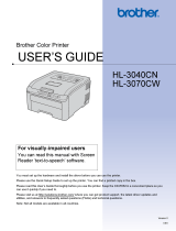 Brother HL-3040CN User guide