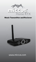 Miccus Home RTX 2.0 Bluetooth Transmitter/Reciever User manual