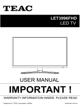 TEAC LET3296HD User manual