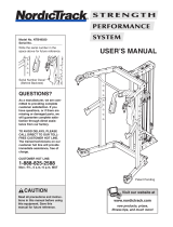 NordicTrack Strength Performance System User manual