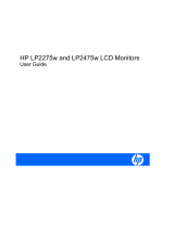 HP (Hewlett-Packard) LP2275W User manual