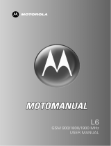 Motorola L6 GSM User manual