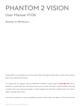 dji Phantom 2 Vision + User manual