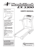 NordicTrack Ex 3300 User manual