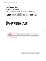 Hitachi DV-P788A(AU) Owner's manual