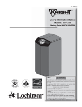 Lochinvar KNIGHT 50 User's Information Manual