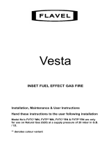 Flavel Vesta FVTC**MN Series Installation, Maintenance & User Instructions
