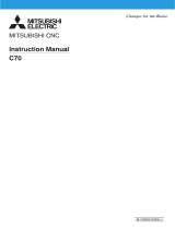Mitsubishi Electric C70 User manual