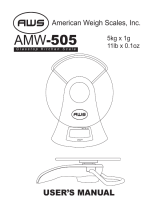 American Weigh Scales AMW-505 User manual