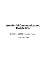 Huawei U1250-9 User manual