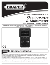 Draper 3 Channel 20MHZ Oscilloscope Operating instructions