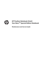 HP Star Wars Special Edition 15-an000 Notebook (Touch) User guide