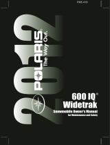 Polaris 600 IQ WideTrak User manual