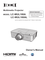 Eiki LC-WUL100AL User manual