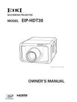 Eiki EIP-HDT30 User manual
