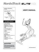 NordicTrack E 7.7 Elliptical User manual
