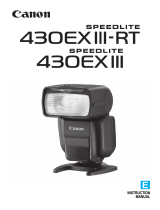 Canon Speedlite 430EX III-RT Owner's manual