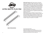 ADJ Ultra Bar 10 Plus Pak User manual