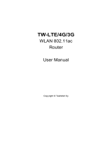 Telewell TW-LTE/4G/3G User manual