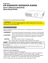 Hitachi CPWX8 User manual