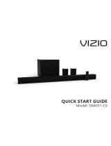 Vizio SB4051-C0 Quick start guide