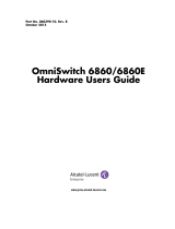Alcatel-Lucent OmniSwitch 6860E Hardware User's Manual