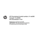 HP Chromebook - 14-ak041dx User guide
