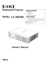 Eiki EIKI LC-XB42 User manual