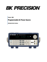 B&K Precision 9801 Programming Manual