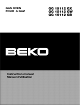 Beko GG 15112GB User manual