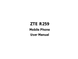 ZTE R259 User manual