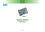 DFI HU551/HU553 User manual