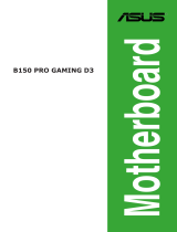 Asus B150 PRO GAMING D3 User manual