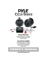 Pyle Cycle series PLUTVA104BT Owner's manual