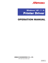 MIMAKI CFL-605RT User manual