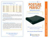 Hudson Medical Products Pressure EEZ Posture Perfect User Instruction Manual & Warranty