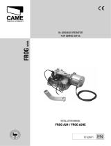 CAME FROG A24E Installation guide