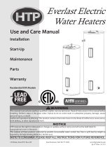 HTP Everlast Light Duty Commercial Electric Water Heater Installation guide
